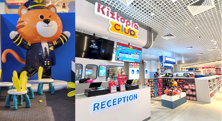 Kidztopia Club - Missions MMM -REtail tour Reception Kiztopia + figurine géante d'accueil - store tour - travel retail